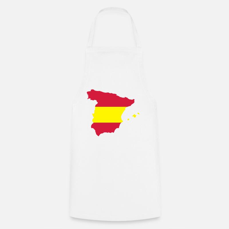 Espagne - Tablier de cuisine - blanc