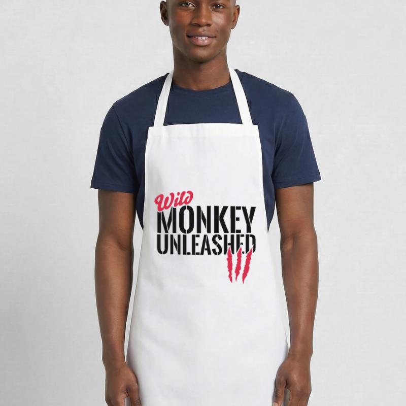 Wild monkey unleashed Cooking Apron