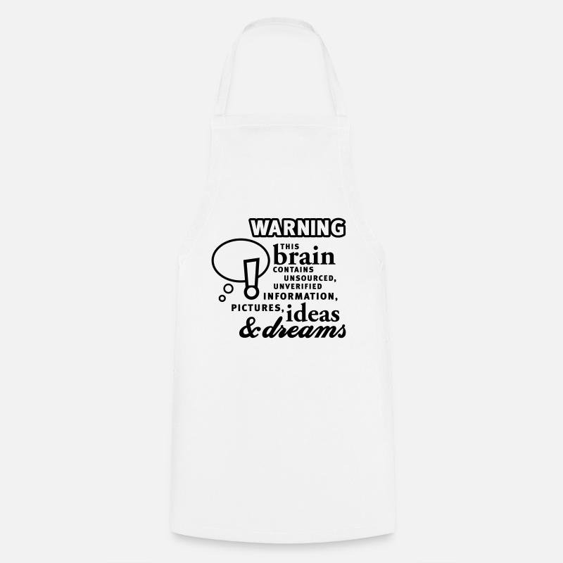 Brain - content - Brain - Content - 1C - Cooking Apron - white