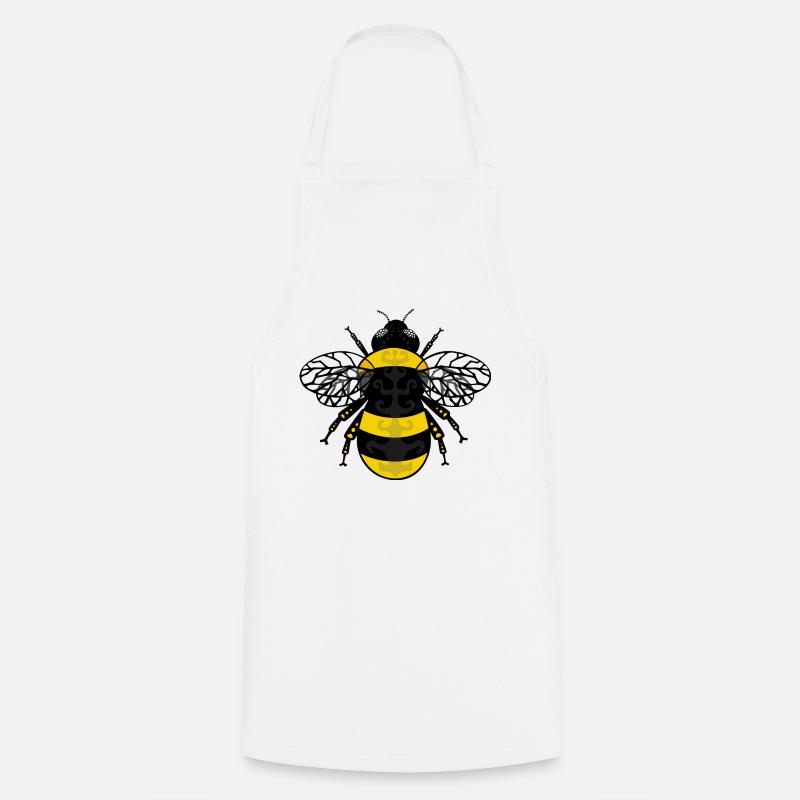 Bumble Bee - Cooking Apron - white