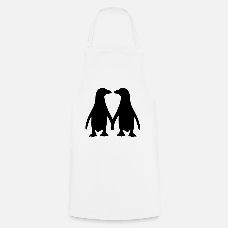 Penguin - Cooking Apron - white