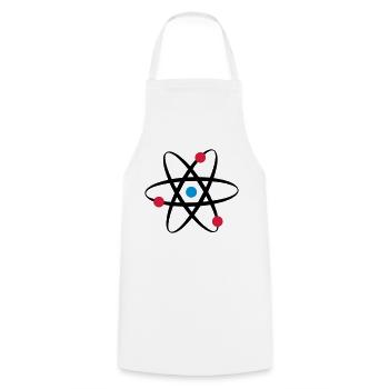 big bang atome physik - Kochschürze - Weiß - Vorne - AI Model Male 185 dark (185cm)
