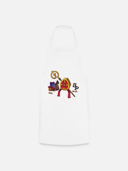 Sinterklaas Elemente - Kochschürze - Weiß