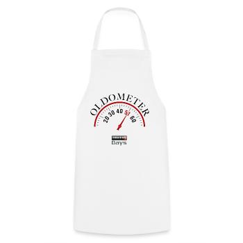 oldometer 51e anniversaire - Tablier de cuisine - blanc - Devant - AI Model Male 185 dark (185cm)