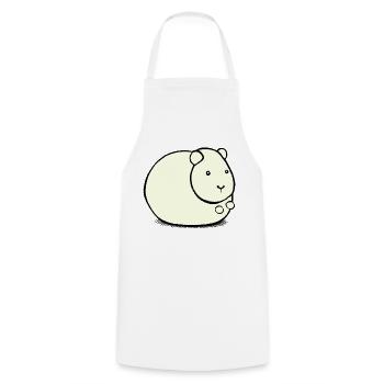 Hamster mignon animal rongeur animaux drôle animal 4 - Tablier de cuisine - blanc - Devant - AI Model Male 185 dark (185cm)