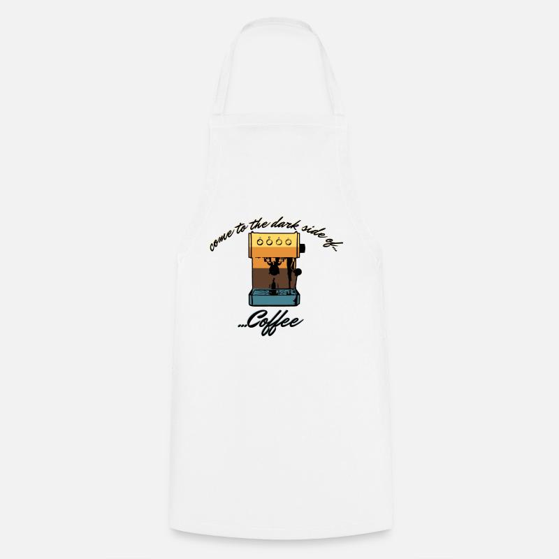 Coloured Coffee - Cooking Apron - white