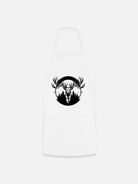 Hirsch - Cooking Apron - white
