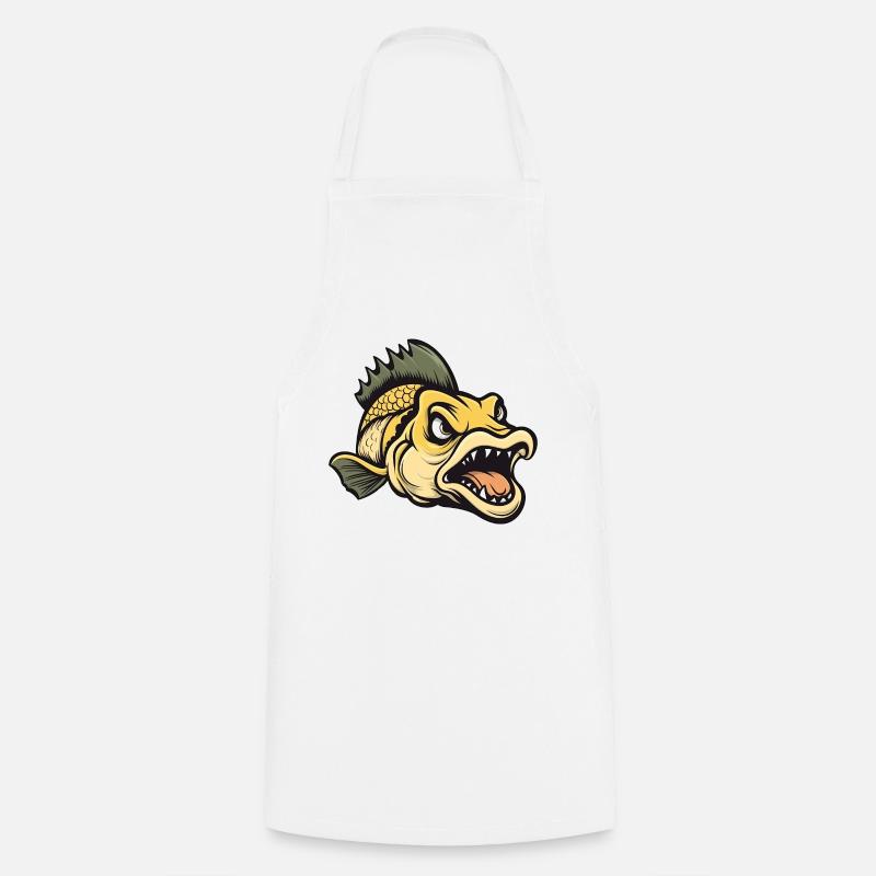 Born to bite - Cooking Apron - white