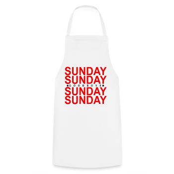 Good Boys Sunday - Cooking Apron - white - Front - AI Model Male 185 dark (185cm)