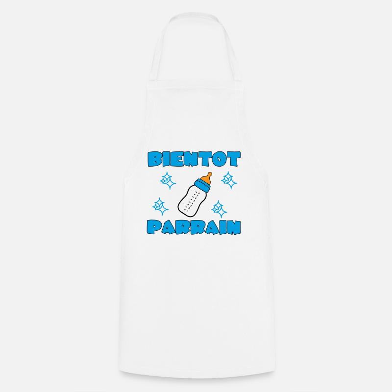 SOON TO BE A GODFATHER - Cooking Apron - white