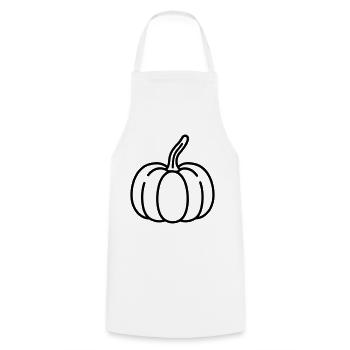 pumpkin - Cooking Apron - white - Front - AI Model Male 185 dark (185cm)