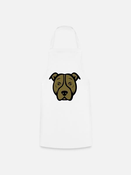 dog - Kochschürze - Weiß