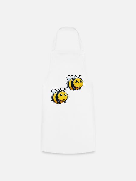 hummel biene 2 - Kochschürze - Weiß
