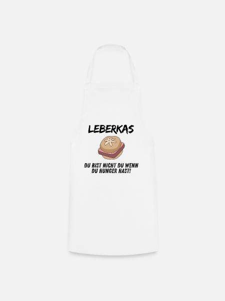 Leberkas - Kochschürze - Weiß