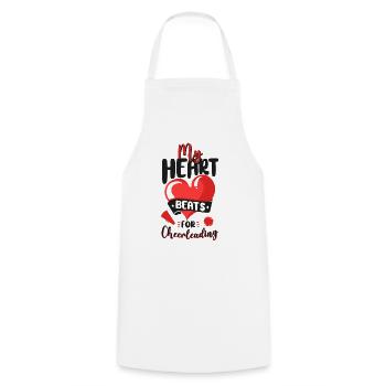 Cheer Cheerleading Heart My Heart - Kochschürze - Weiß - Vorne - AI Model Male 185 dark (185cm)