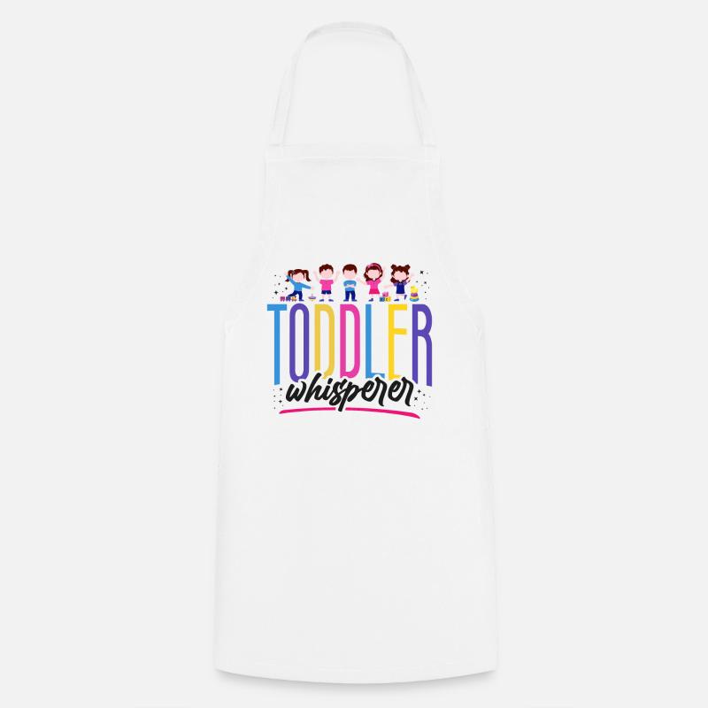 Fournisseur de services de garde d’enfants Enseignant - Tablier de cuisine - blanc