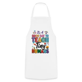 Fournisseur de services de garde d’enfants Enseignant - Tablier de cuisine - blanc - Devant - AI Model Male 185 dark (185cm)