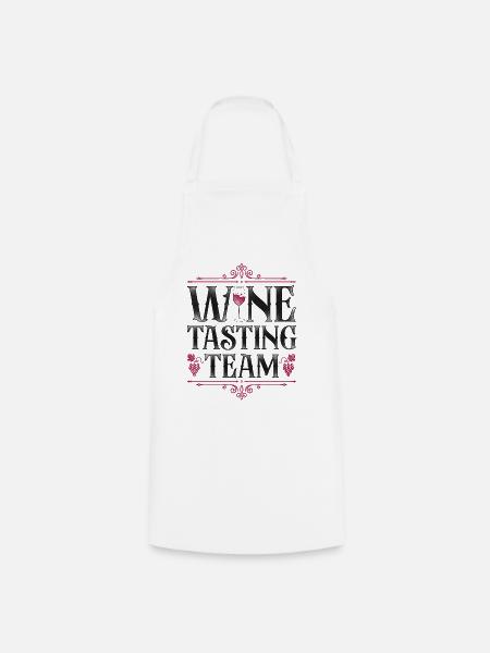 Sommelier Wine Drinking Tasting - Kochschürze - Weiß