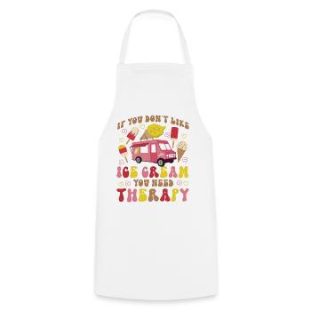 Ice Cream Cone Popsicle If You - Cooking Apron - white - Front - AI Model Male 185 dark (185cm)