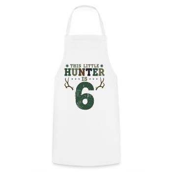 Buck Deer Hunting Hunter Kid 6ème - Tablier de cuisine - blanc - Devant - AI Model Male 185 dark (185cm)