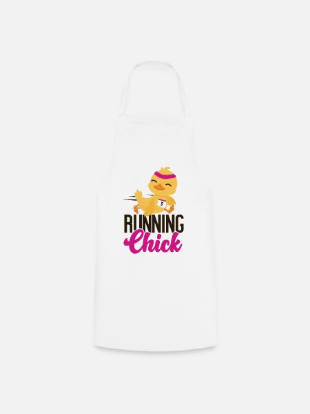 Running Runner Half Marathon - Kochschürze - Weiß