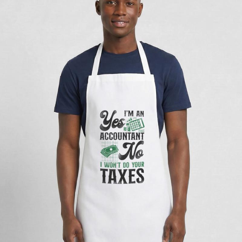 Comptable Comptable Comptable Comptabilité Tablier de cuisine