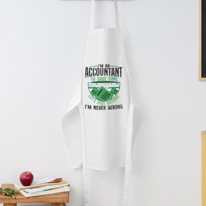 Comptable Comptable Comptable Comptabilité Tablier de cuisine