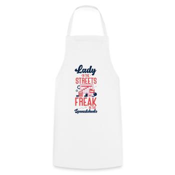 Comptable Comptable Comptable - Tablier de cuisine - blanc - Devant - AI Model Male 185 dark (185cm)