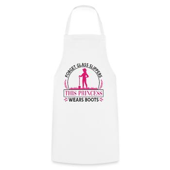 Agriculteur Forget Glass - Tablier de cuisine - blanc - Devant - AI Model Male 185 dark (185cm)