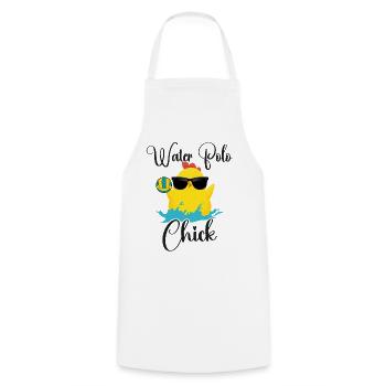 Water Polo Chicken Girl Water Polo - Kochschürze - Weiß - Vorne - AI Model Male 185 dark (185cm)