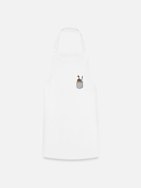 Violin Violinist Pocket - Kochschürze - Weiß