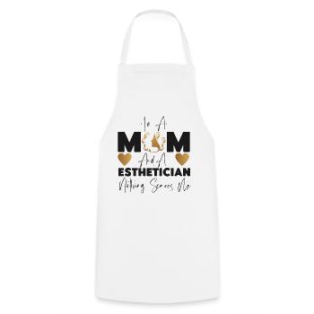 Cute Licensed Esthetician Skincare - Kochschürze - Weiß - Vorne - AI Model Male 185 dark (185cm)
