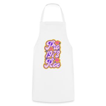 Féministe Pro 1973 Roe - Tablier de cuisine - blanc - Devant - AI Model Male 185 dark (185cm)