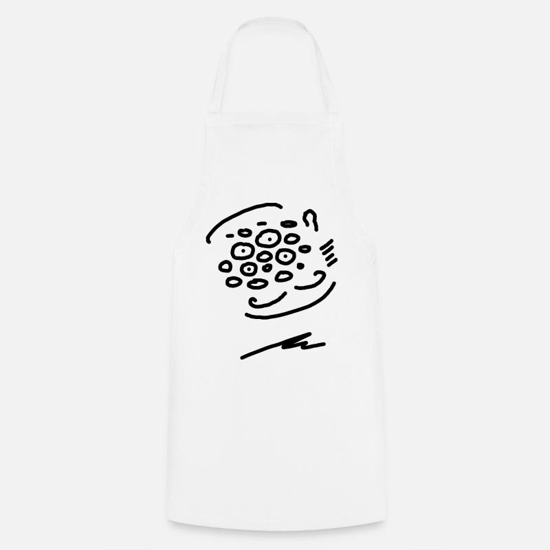 Many Faces #09 - Cooking Apron - white
