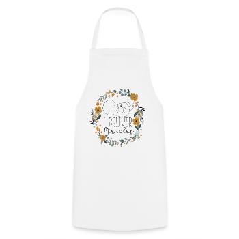 LD Labour And Delivery Nurse - Cooking Apron - white - Front - AI Model Male 185 dark (185cm)