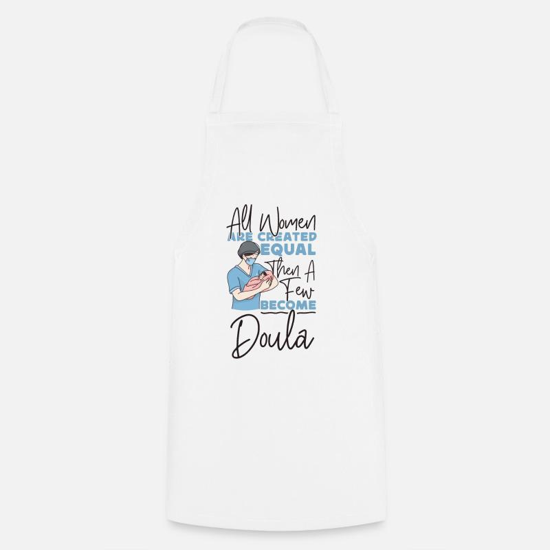 Doula Travailleuse De La Naissance Arc-en-ciel Tous - Tablier de cuisine - blanc
