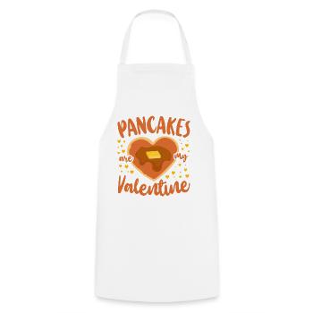 Pancake Lover Kids Valentines Day - Kochschürze - Weiß - Vorne - AI Model Male 185 dark (185cm)