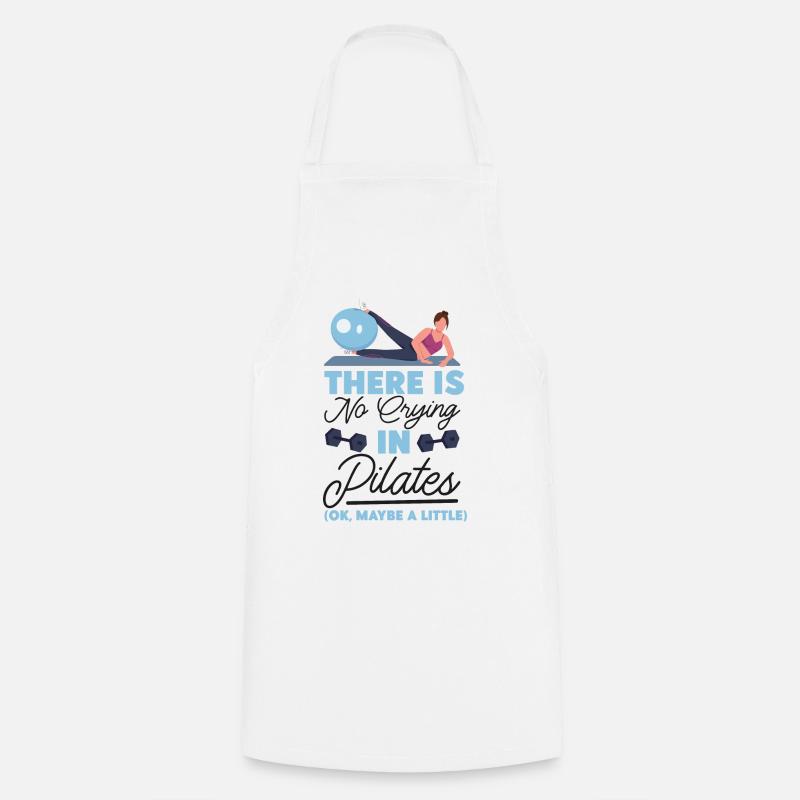 Pilates Instructor Teacher There - Cooking Apron - white