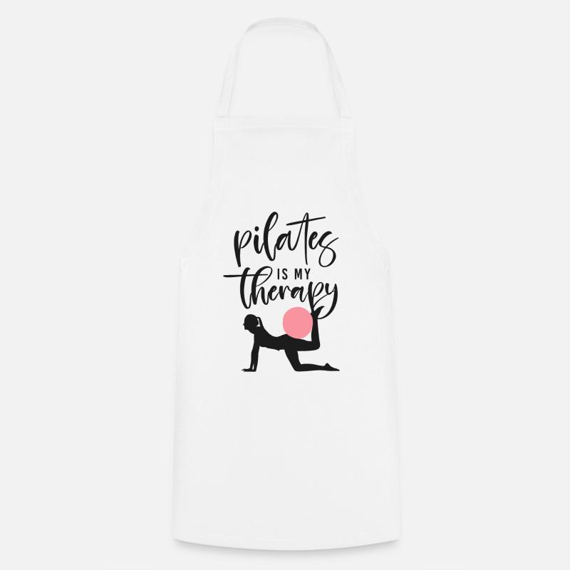 Instructeur de Pilates Professeur de Pilates - Tablier de cuisine - blanc