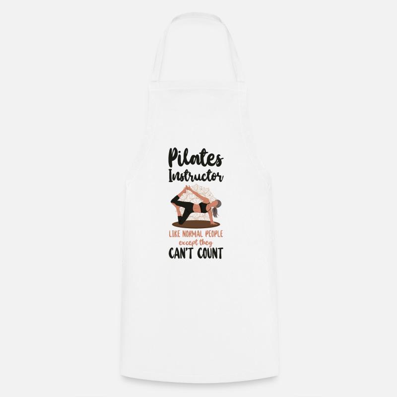 Instructeur de Pilates Professeur de Pilates - Tablier de cuisine - blanc