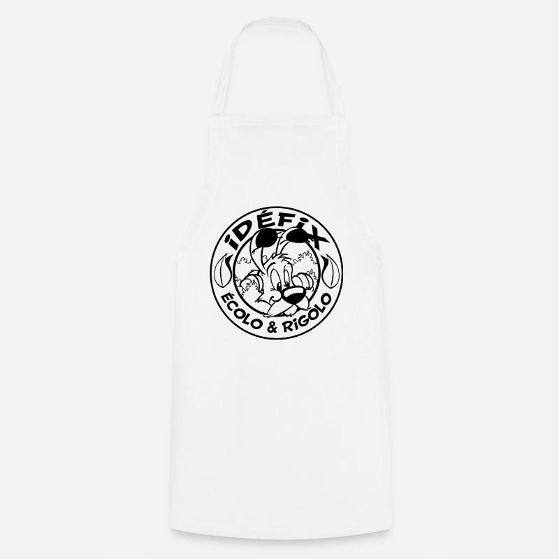 Asterix & Obelix - Dogmatix Ecolo & Rigolo - Cooking Apron - white