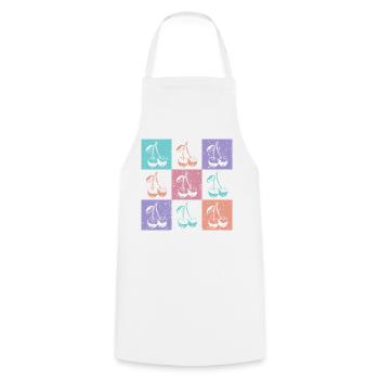 Cherries Colorful Summer - Cooking Apron - white - Front - AI Model Male 185 dark (185cm)