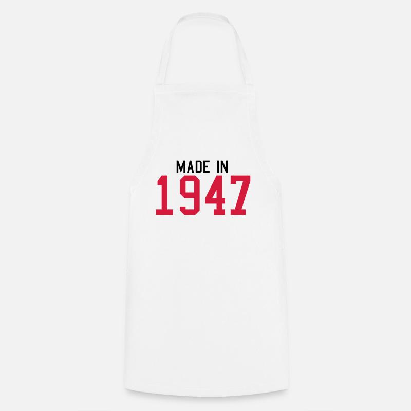 1947 - Kochschürze - Weiß