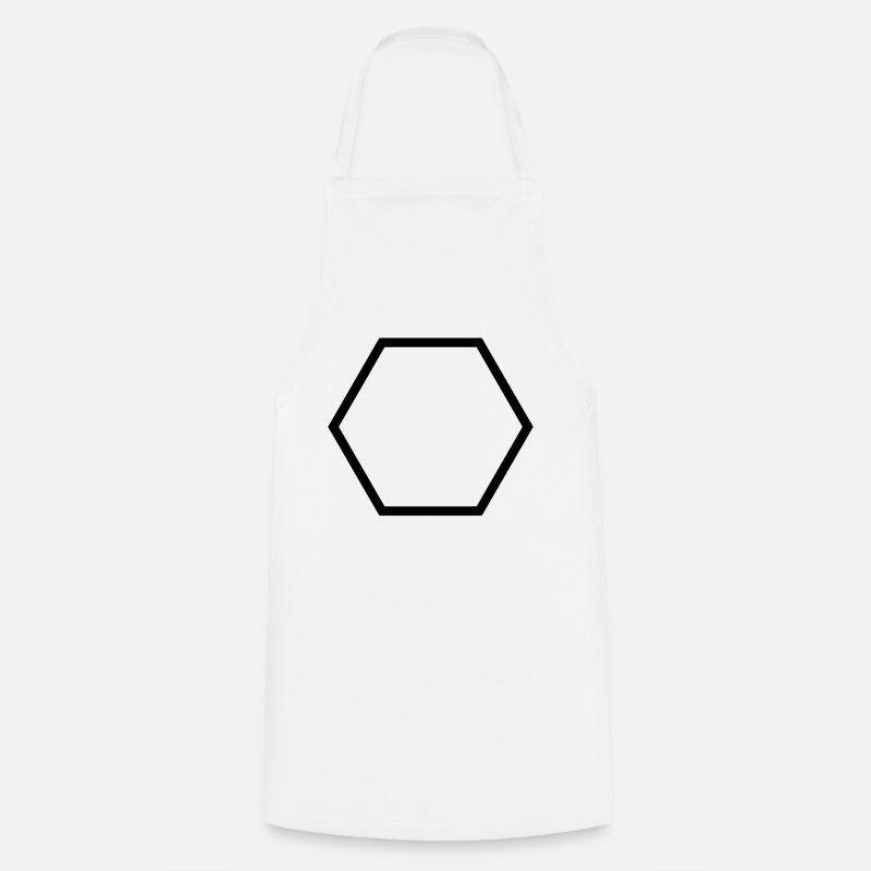 Polygon (customize) - Cooking Apron - white