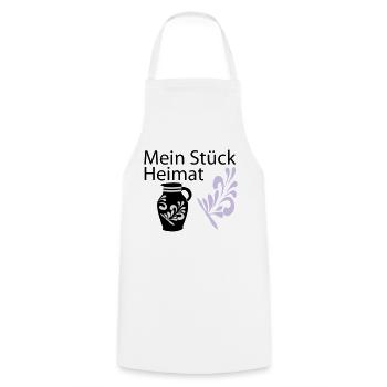 Mein Stück Heimat Bembel - Kochschürze - Weiß - Vorne - AI Model Male 185 dark (185cm)