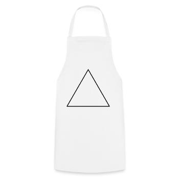 Triangle - Tablier de cuisine - blanc - Devant - AI Model Male 185 dark (185cm)
