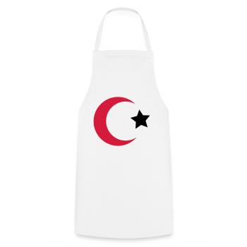 türkei - Kochschürze - Weiß - Vorne - AI Model Male 185 dark (185cm)