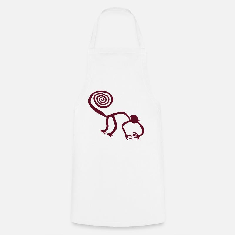 Nazca Monkey - Cooking Apron - white