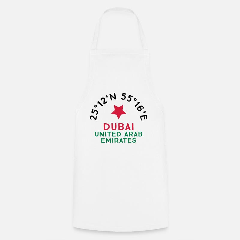 Dubaï - Tablier de cuisine - blanc