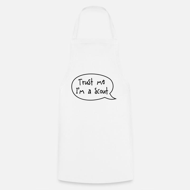 Trust me I'm a scout - Cooking Apron - white